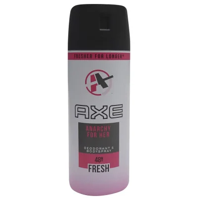AXE deodorant bodyspray 150 ml. Fresh Anarchy For Her.