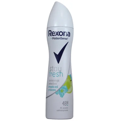 Rexona deodorant spray 200 ml. Fresh apple & blue poppy.