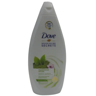 Dove bath gel 500 ml. Green tea & sakura blossom.