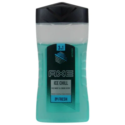 Axe gel 50 ml. Ice Chill 3 in 1 face, body & hair.