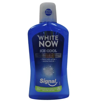 Signal mouthwash 500 ml. Ice cool withouth alcohol.