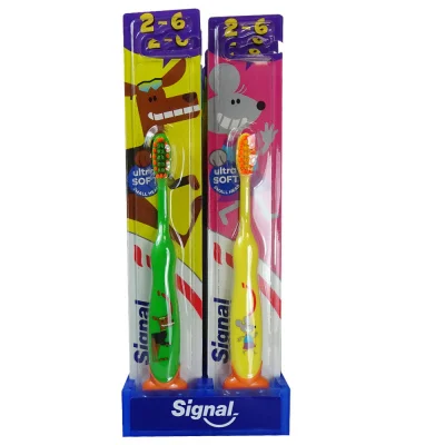 Signal toothbrush 1 u. Kids soft with sticky feet.