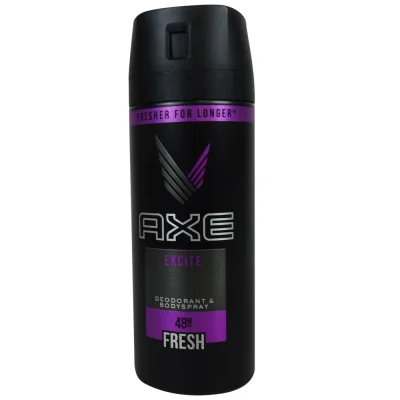AXE deodorant bodyspray 150 ml. Fresh Excite.