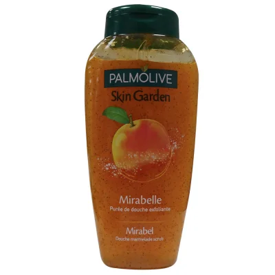 Palmolive gel 250 ml. Mirabelle scrub.