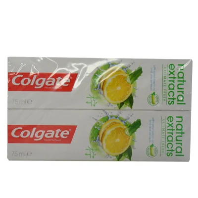 Colgate toothpaste 75 ml. Natural extract asian lemon.