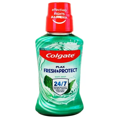 Colgate mouthwash 250 ml. Plax mint.