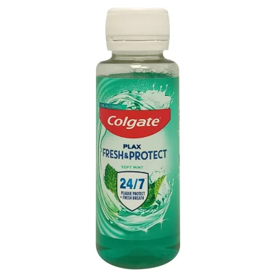 Colgate mouthwash 100 ml. Fresh Soft mint.