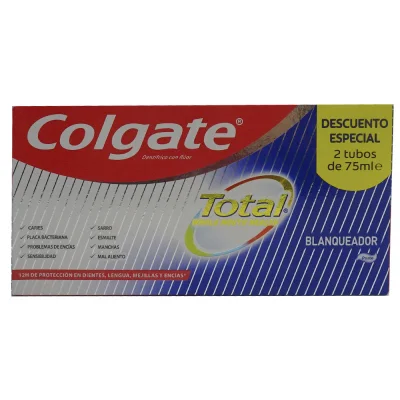 Colgate toothpaste 2X75 ml. Total Whitening.