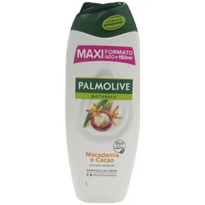 Palmolive gel 750 ml. Naturals moisturizing milk macadamia and cacao.