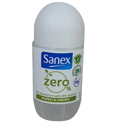 Sanex deodorant roll-on 50 ml. Zero respect & control.