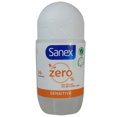 Sanex deodorant roll-on 50 ml. Zero sensitive.