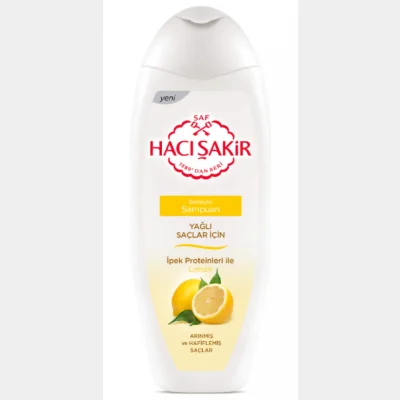 Hacı Şakir Shampoo Lemon For Oily Hair 500 ml
