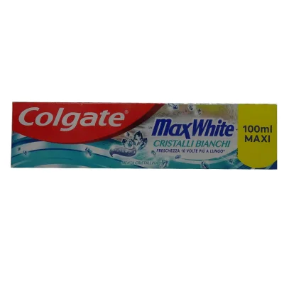 Colgate toothpaste 100 ml. Max White white crystals.