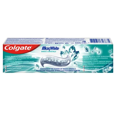 Colgate Toothpaste Max White White Crystals 75ml