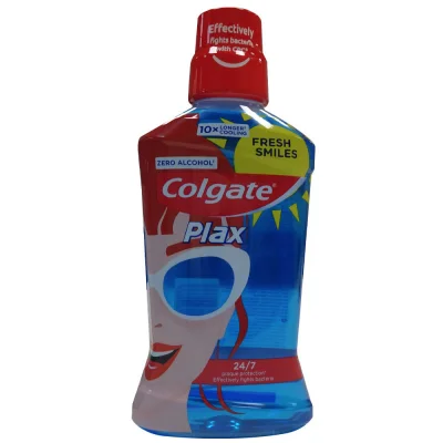 Colgate mouthwash 500 ml. Fresh smiles.