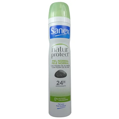Sanex deodorant spray 200 ml. Natur protect normal skin.