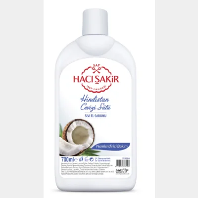 Hacı Şakir Liquid Soap Coconut 700 ml