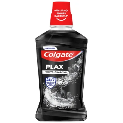 Colgate Mouthwash 500ml White & Charcoal