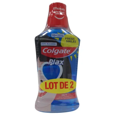 Colgate mouthwash 2X500 ml. Fresh Smiles.