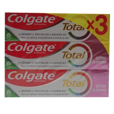 Colgate toothpaste 3X75 ml. Detox purifying.