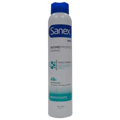 Sanex deodorant spray 200 ml. Biomeprotect moisturizer.
