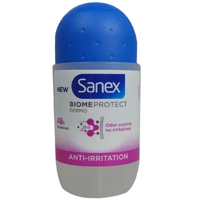 Sanex deodorant roll-on 50 ml. Biomeprotect anti-irritación.