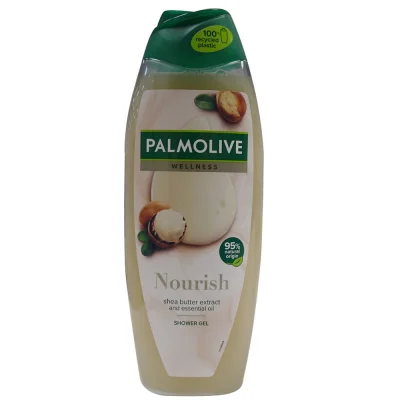 Palmolive gel 650 ml. Shea butter extract and essential oils.