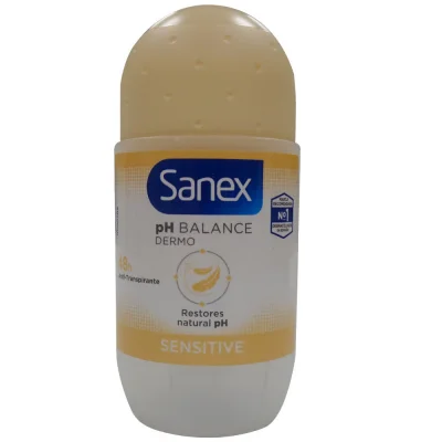Sanex deodorant roll-on 50 ml. Dermo sensitive.