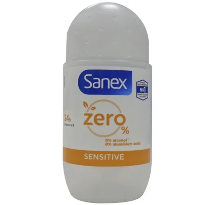 Sanex deodorant roll-on 50 ml. Zero sensitive.