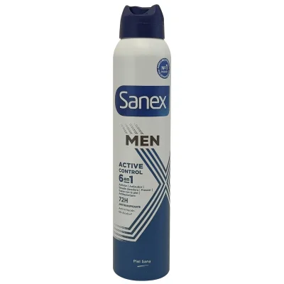Sanex deodorant spray 200 ml. Men Active control.
