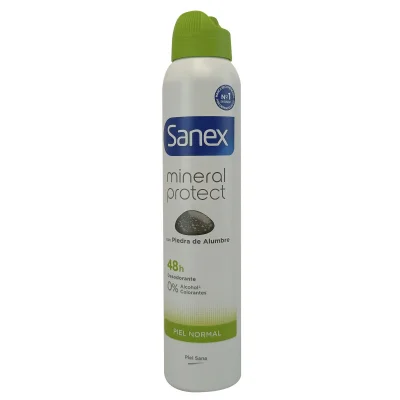 Sanex spray deodorant 200 ml. Mineral protect normal skin.