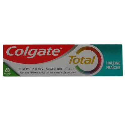 Colgate toothpaste 75 ml. Total fresh breath.