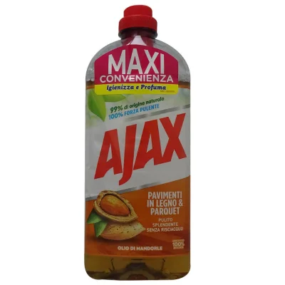 Ajax clean floor 1,25 l. Almond oil for wood and parquet.
