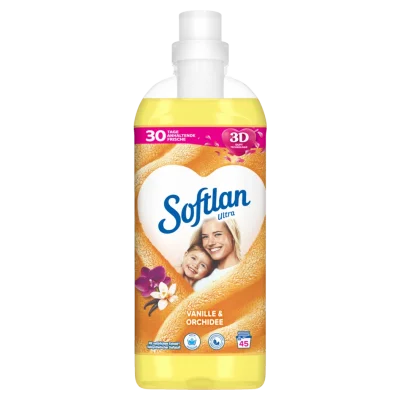 Softlan Ultra Fabric Softener Vanilla & Orchidee 1l 45 Washes