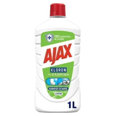 AJAX KLORON WITH CHLORINE 1lt LEMON