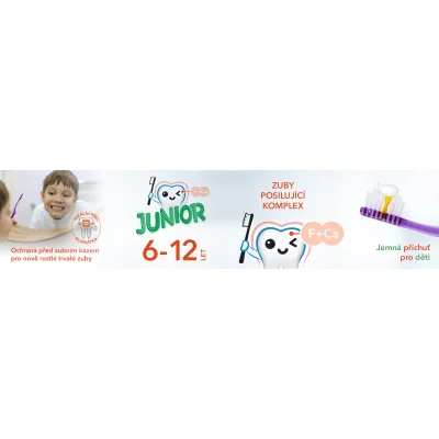Elmex Toothpaste Junior Duopack 2x75ml