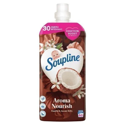 SOUPLINE CON. FABRIC SOFTENER 60w 1,26lt COCONUT & WHITE FLOWERS