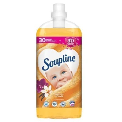 SOUPLINE CON. FABRIC SOFTENER 60w 1,26lt VANILLA & ORCHID