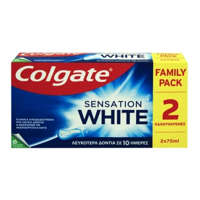 toothpaste COLGATE 2x75ml - Sensation White