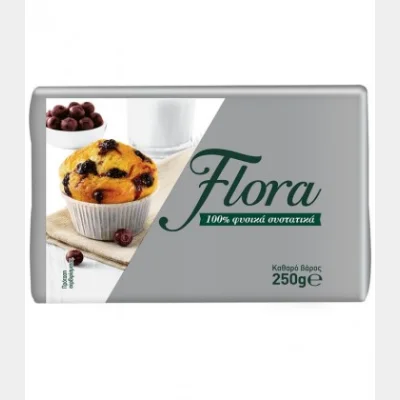 FLORA ΜΑΡΓΑΡΙΝΗ ΠΛΑΚΑ ΜΕ ΦΥΤΙΚΑ ΛΙΠΗ 250gr