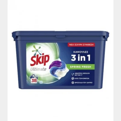 SKIP CAPSULES 38M 3in1 ULTIMATE SPRING FRESH 1026gr