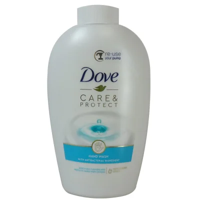 Dove hands soap 250 ml. Recambio care & protect.