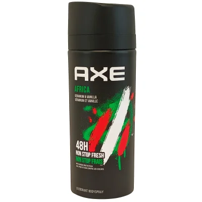 AXE deodorant bodyspray 150 ml. Fresh África.
