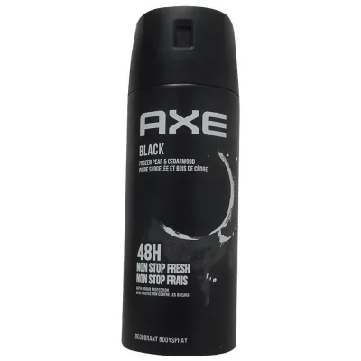 Axe deodorant bodyspray 150 ml. Black.