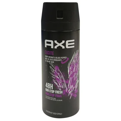 Axe deodorant bodyspray 150 ml. Excite.