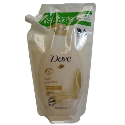 Dove bath gel 720 ml. Eco-refill silk.