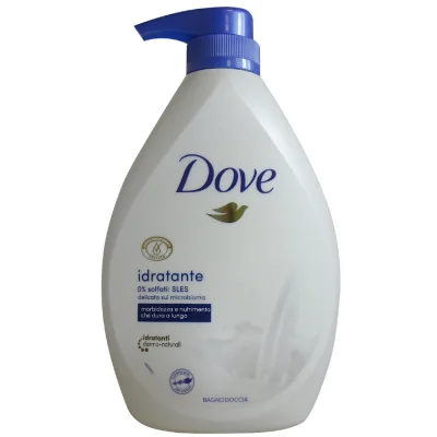 Dove bath gel 720 ml. Original with dispenser.