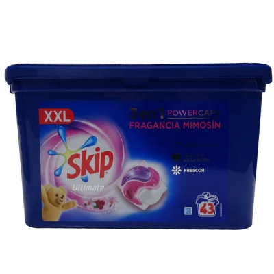 Skip detergent in tabs 43 u. Ultimate 3 in 1 Mimosín fragrance.