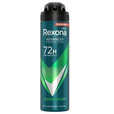 REXONA SPRAY MEN 150ml QUANTUM DRY 72H