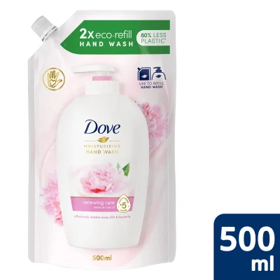 Dove Liquid Soap Refill Renewing Peony 500ml
